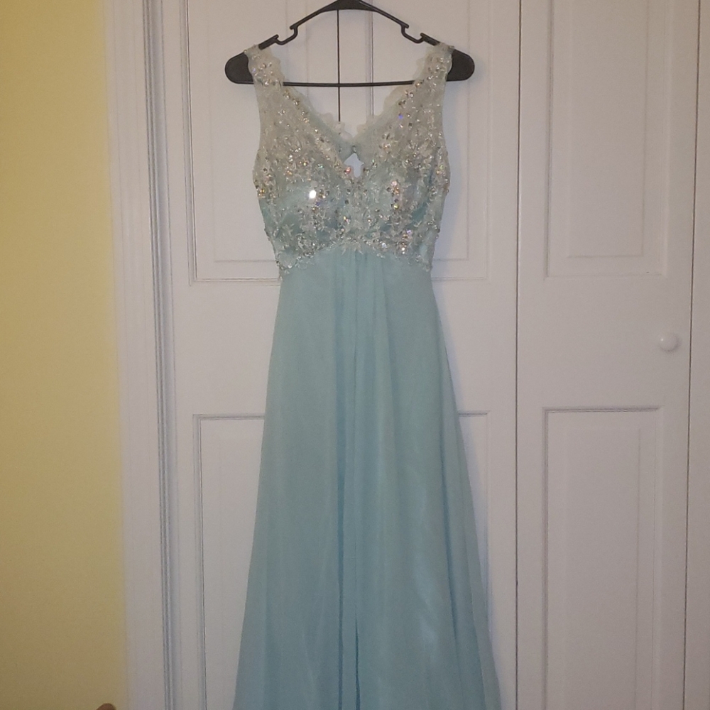 Light Blue Formal Dress - Faviana